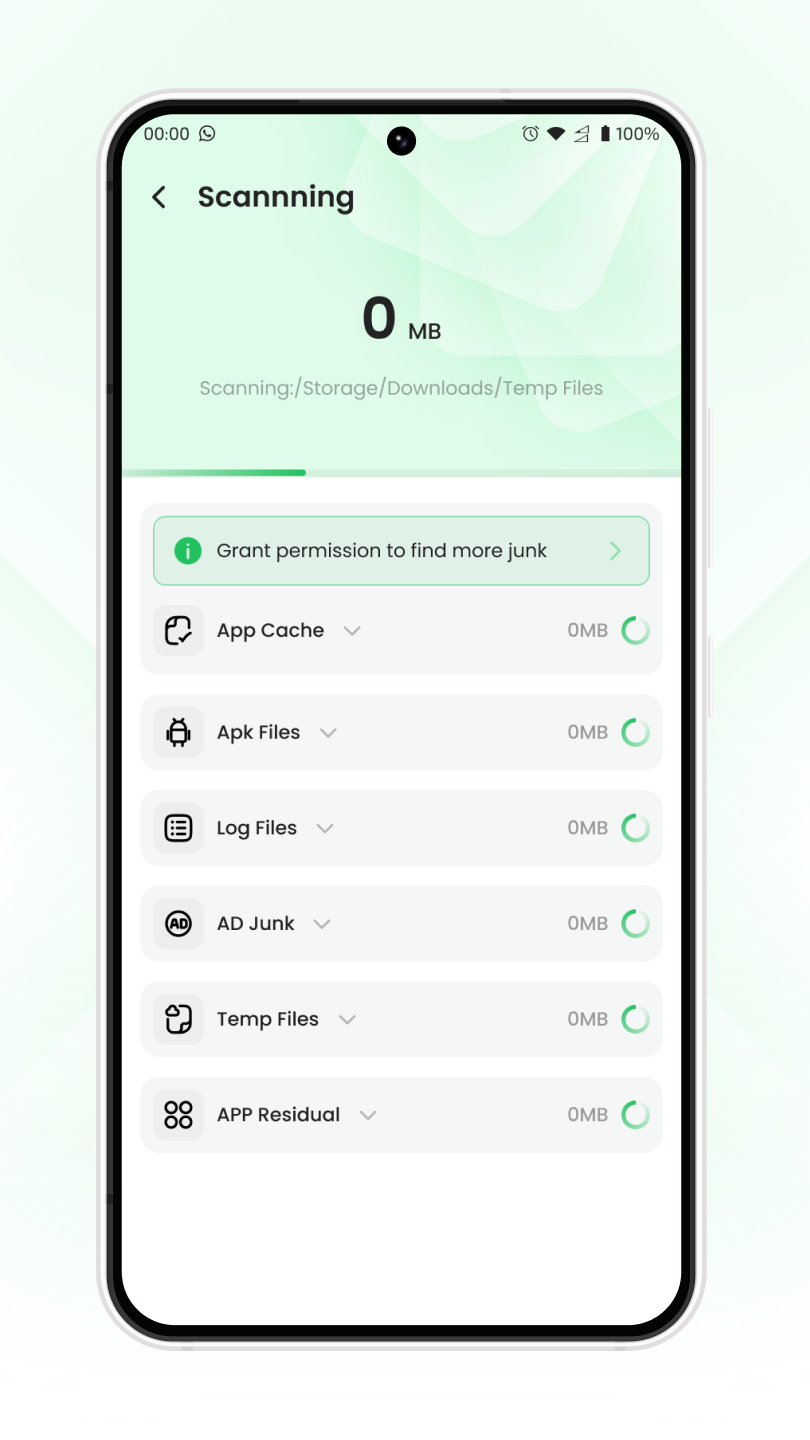 SwiftClean Interface